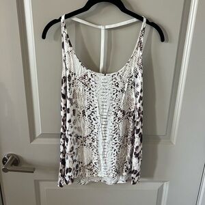 Animal Print Sleeveless Top